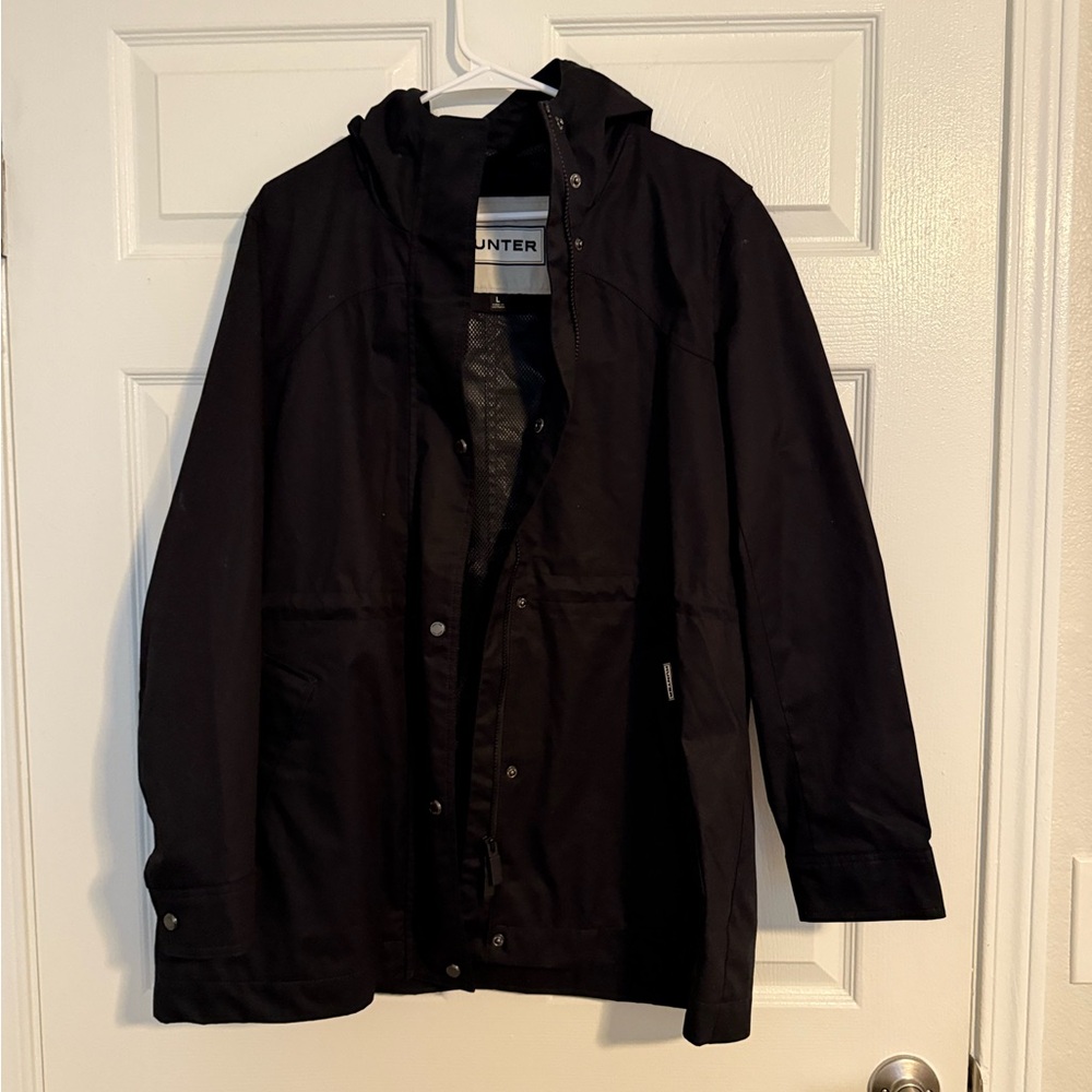 Hunter Women's Black Raincoat